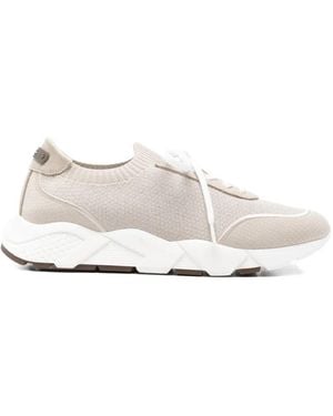 Peserico Lace-Up Trainers - White