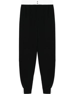 McQueen Gestreifte Jogginghose - Schwarz