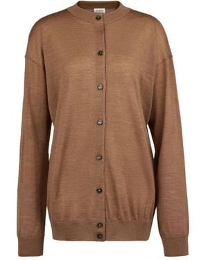 Tod's Cardigan Con Bottoni - Marrone
