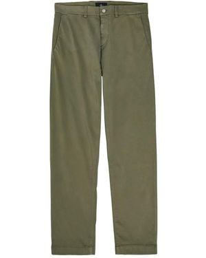 7 For All Mankind Straight-Leg Trousers - Green