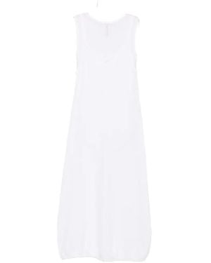 Liviana Conti Layered-Design Sleeveless Maxi Dress - White