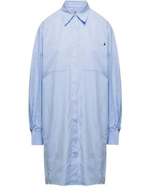 A.P.C. X Natacha Ramsay Levi ミニシャツドレス - ブルー
