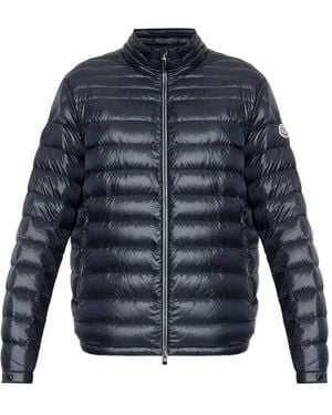Moncler ジップアップ パデッドジャケット - ブルー