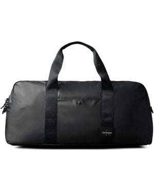 Calvin Klein Borsone Weekend Con Logo - Nero