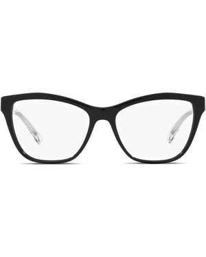 Emporio Armani キャットアイ眼鏡フレーム - ブラウン