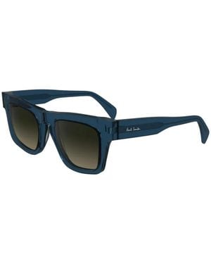 Paul Smith Kramer Square-Frame Sunglasses - Blue