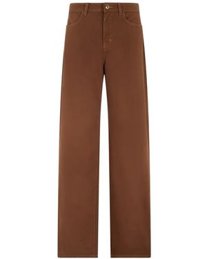 Max Mara Trousers Mstfatuo - Brown