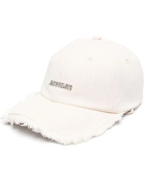 Jacquemus Le Chouchouコレクション オフホワイト La Casquette Artichaut キャップ - ナチュラル