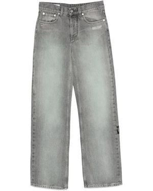 Off-White c/o Virgil Abloh Buttoned Jeans - Grey