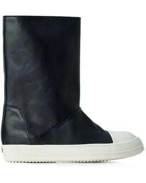 Rick Owens Sneakwaders Round-Toe Boots - Black