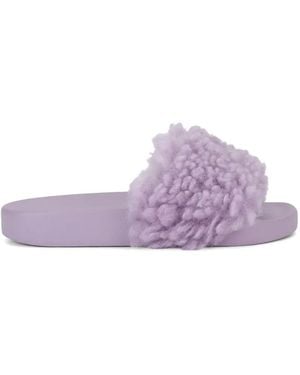 Kurt Geiger Meena Eagle Slides - Purple