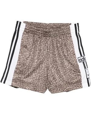 adidas Animal-Print Shorts - Brown