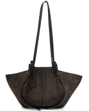Yuzefi Mochi Leather Shoulder Bag - Black