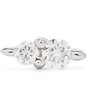Maria Black 14Kt Hazy Gleam Piercing Diamond Single Earring - White