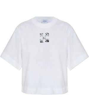 Off-White c/o Virgil Abloh Logo graphic T-shirt - Weiß