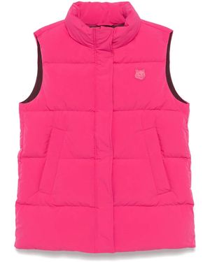 Maison Kitsuné Puffer Gilet - Pink