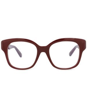 Pomellato Square-Frame Glasses - Red