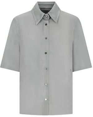 Salvatore Santoro Short-Sleeve Shirt - Gray