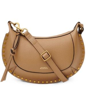 Isabel Marant Oskan Moon Grained Bag - Natural