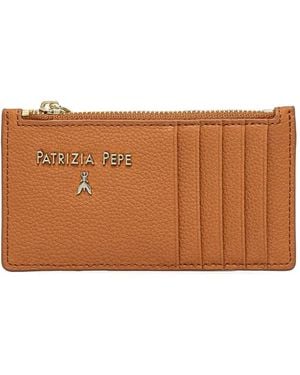 Patrizia Pepe Portefeuille En Cuir - Brown