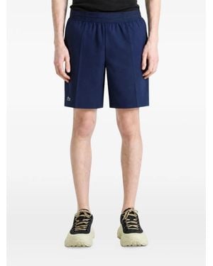 Lacoste Logo-Patch Tennis Shorts - Blue