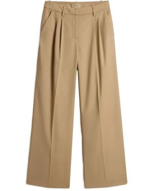Woolrich Pleated Straight Pants - Natural