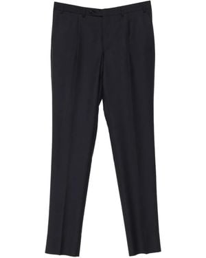 Canali プリーツ パンツ - ブルー