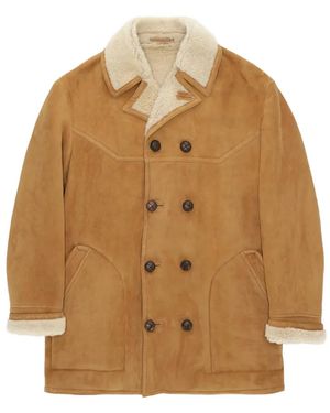 Fortela Double-Breasted Jacket - Natural
