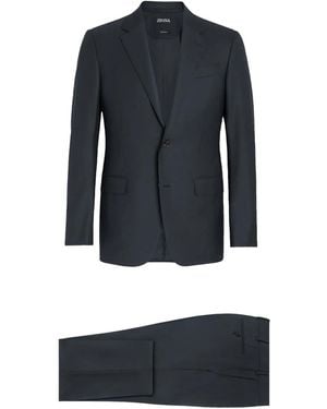 ZEGNA Single Breasted Suit - Black