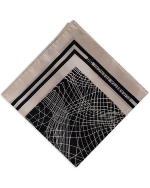 Elisabetta Franchi Abstract-Print Scarf - Grey