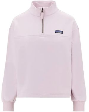 Patagonia Sudadera Ahnya Con Media Cremallera - Rosa