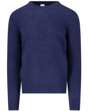 Aspesi Pullover Mit Rundem Ausschnitt - Blau