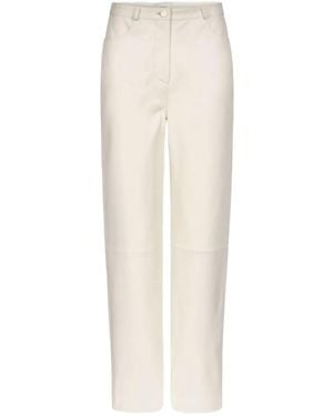 Loulou de Saison Cobe Lds Front Pockets Pants - White