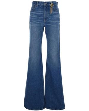 Chloé Vaqueros Acampanados - Azul