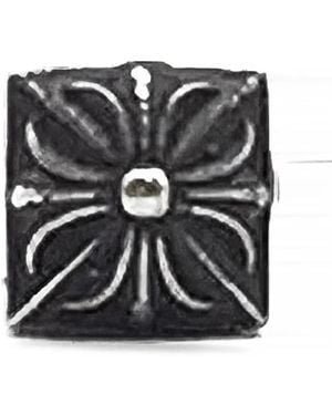 Chrome Hearts Pyramid Cross Earring - Black