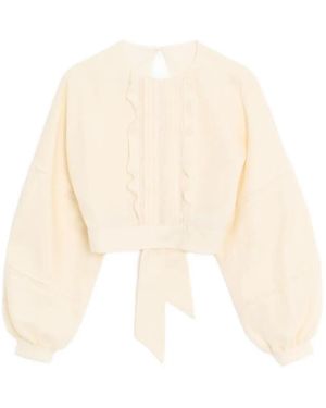 Valentino Garavani Haut Couture En Lin - Natural