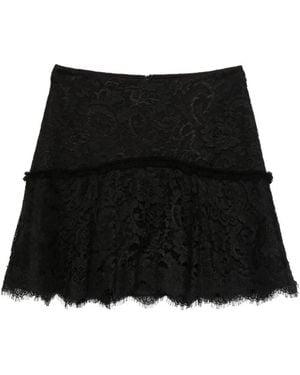 IMROSKA Laced Mini Skirt - Black