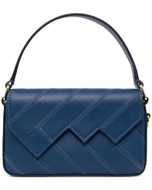 Missoni Leather Shoulder Bag - Blue