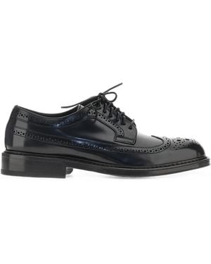 Calce Derby Con Dettaglio Brogue - Bianco