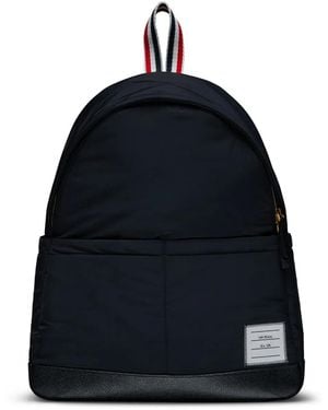 Thom Browne Sac À Dos À Logo Appliqué - Bleu
