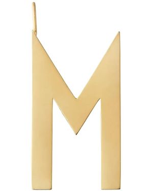Design Letters Collar Con Colgante - Blanco