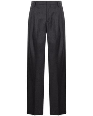 Briglia 1949 Pantalon Ample À Plis Marqués - Blue