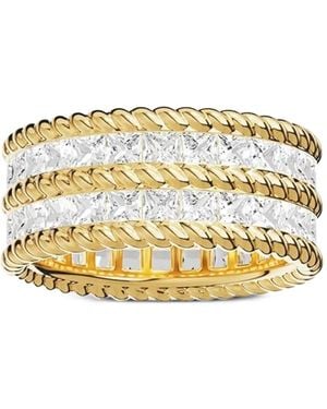 Apm Monaco Cordage Zirconia-Embellished Ring - Orange