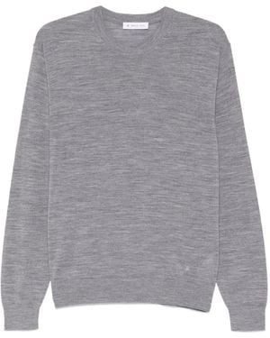 Manuel Ritz Crewneck Long-Sleeve T-Shirt - Grey