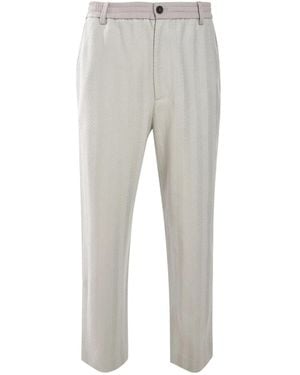 Missoni Zigzag-Motif Trousers - Grey