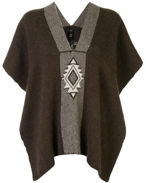 Voz Manta Estrella Knitted Top - Black