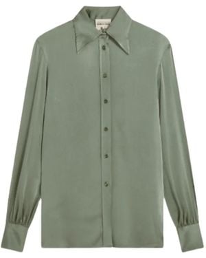 Semicouture Tie-Fastening Shirt - Green