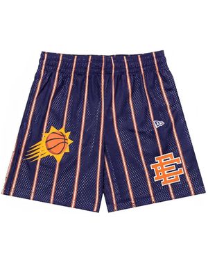 Eric Emanuel Phoenix Suns Mesh-Texture Shorts - Blue