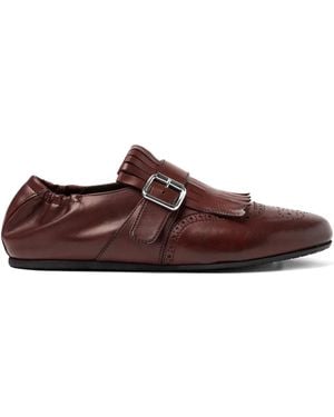 SCAROSSO Monks Julian Con Frange - Marrone