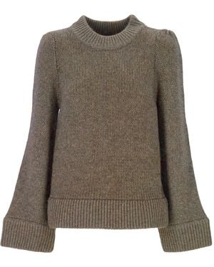 Madeleine Thompson Wool Blend Sweater - Green